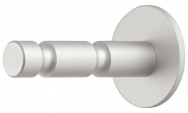 Hafele - Гачок гардеробний алюміній, колір: срібний 70x100мм - 842.86.900