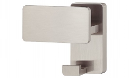 Hafele - Гачок гардеробний, цамак колір: нержавіюча сталь 90x45x90 мм - 843.77.000