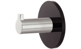 Hafele - Гачок гардеробний латунь хромована полірована 70x55 мм - 844.37.230