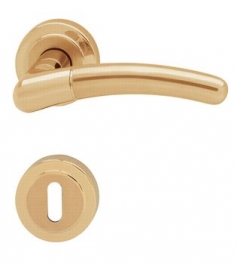 Hafele - Комплект ручок LEVA PС латунь полірована/матова PVD 8мм - 900.92.035