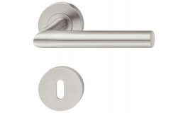 Hafele - Комплект дверних ручок PZ 8 нержавіюча сталь матова модель PHD4171 вогнетривкі - 903.92.076