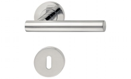 Hafele - Комплект дверних ручок PZ 8 нержавіюча сталь полірована модель PHD4172 вогнетривкі - 903.92.093