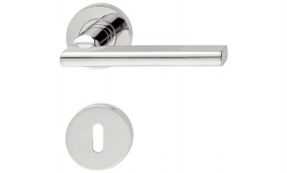 Hafele - Комплект дверних ручок PZ 8 нержавіюча сталь  полірована модель PHD4181  вогнетривкі - 903.92.353