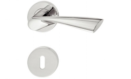 Hafele - Комплект дверних ручок WC 8 нержавіюча сталь полірована, модель PDH4178 - 903.93.193