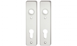 Hafele - Планка задня коротка PC алюмін., срібл. - 904.62.512