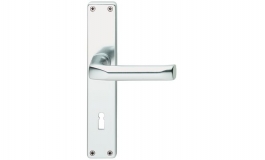 Hafele - Комплект ручок WC, алюм.,срібляст. - 904.93.251