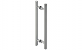 Hafele - Ручка-скоба алюмінієва колір: сріблястий 400 мм - 905.01.101