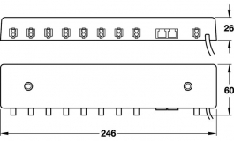Hafele - Розподілювач на 8 виходів - 910.51.082
