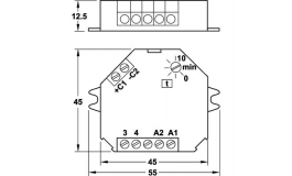 Hafele - Реле затримки Dialock - 910.51.900