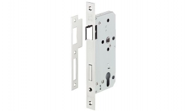 Hafele - Замок врізний К3 PC лівий/правий нержавіюча сталь матова 24/45/85 (2) П з відповідною планкою - 911.02.165