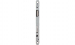 Hafele - Врізний замок HD-M, модель 434SL клас 4, правий , нержавіюча сталь, ширина лицьової планки 24мм, розмір до ручки 60мм - 911.06.543