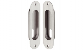 Hafele - Замок для розсувних дверей CB,латунь,нікельов..50/ - 911.26.088