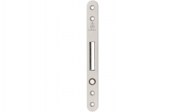 Hafele - Замок для розсувних дверей з кнопкою нержавіюча сталь 20 срібний - 911.26.319