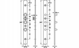 Hafele - Торцевий захист для дверей, сталь оцинкована - 911.42.035
