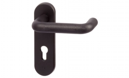 Hafele - Дверна ручка натискна PED 100 чорна - 911.52.126