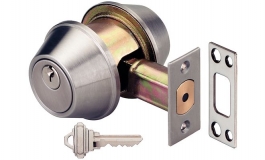 Hafele - Замок врізний з ключем, нержавіюча сталь, матовий - 911.58.111