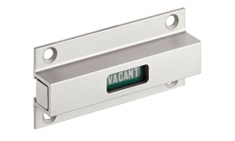 Hafele - Накладна засувка WC алюміній сріблястий - 911.62.263