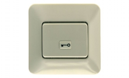 Hafele - Виключатель пластиковий колір: білий модель 1011 - 911.68.045