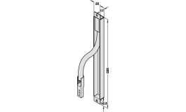Hafele - Кабельний перехід нержавіюча сталь матова  модель 10312-10 - 912.02.029