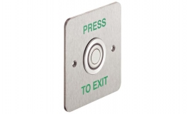 Hafele - Відмикач дверей 12V DC з освітленням кнопки червон./зелен. коліром - 912.03.022