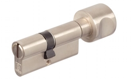 Hafele - Циліндр з закруткою  для туалета, латунь полірована 30,5/30,5/61 мм - 916.91.950