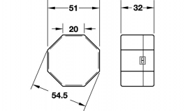 Hafele - Блок живлення 230/12В CD0,5A - 917.93.010