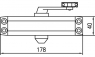 Доводчик DCL 110 колір: срібний