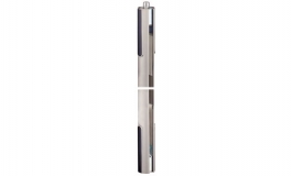 Hafele - Фурнітура поворотна BEYOND довга для скла 10мм алюміній колір: нержавіюча сталь - 981.29.060