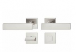 Hafele - Комплект дверних ручок WC 8 нержавіюча сталь матова - 903.83.070