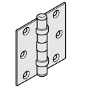 Hafele - Петля карточна сталева нікельована матова 75х75мм - 926.94.047