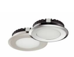 Hafele - Світильник LED 2039 12V/2.5W цамак нікельований матовий тепле біле світло 3000K - 833.72.091