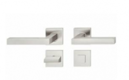 Hafele - Комплект дверних ручок WC 8 нержавіюча стальматова - 903.93.870