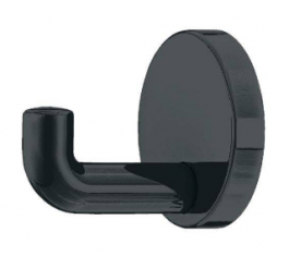 Hafele - Гачок гардеробний поліамід колір чорний 90 60х65мм - 842.61.392