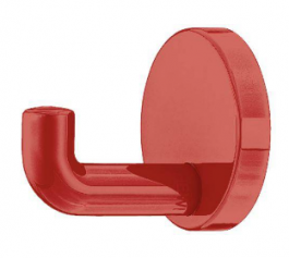 Hafele - Гачок гардеробний поліамід колір червоний 33 60х65мм - 842.61.333