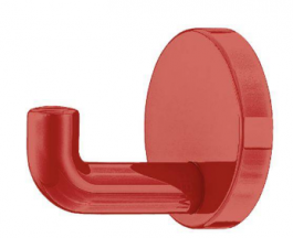 Hafele - Гачок гардеробний поліамід колір червоний 33 30х30мм - 842.61.133