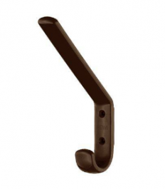 Hafele - Гачок гардеробний поліамід колір коричневий 80 22х110х165мм - 842.54.180