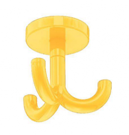 Hafele - Гачок з кріпленням до стелі поліамід колір жовтий 1350х70мм - 842.65.213