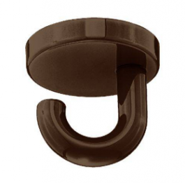Hafele - Гачок з кріпленням до стелі поліамід колір коричневий 80 50х50мм - 842.64.280