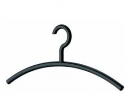 Hafele - Вішак для одягу, з гачком, чорний 450мм - 804.56.190