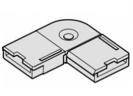 Hafele - L- з'єднувач кутовий для LED 24V 3013/3015 - 833.77.762