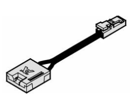 Hafele - З'єднувальний кабель стрічка драйвер LED 3013/3015 колір: чорний  2000мм - 833.77.750