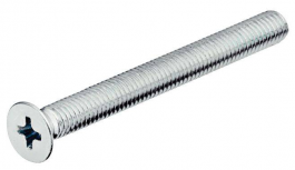 Hafele - Гвинт М6х40 мм потайн.головка DIN 965, сталь оцинковна - 020.07.131