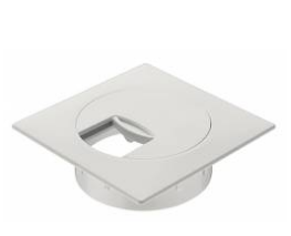 Hafele - Кабельний канал пластиковий колір: чорний D80мм - 631.07.302